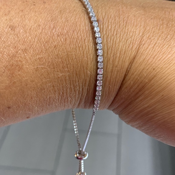 Tennis bracelet 925 with ideal cut cz’s - Picture 5 of 7